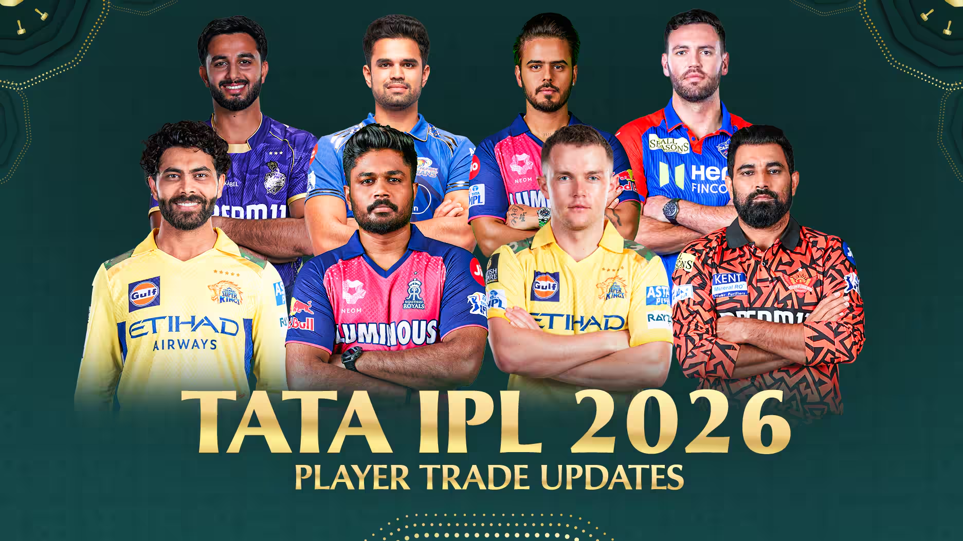 IPL 2026 all teams and captains - Bet on Radhex